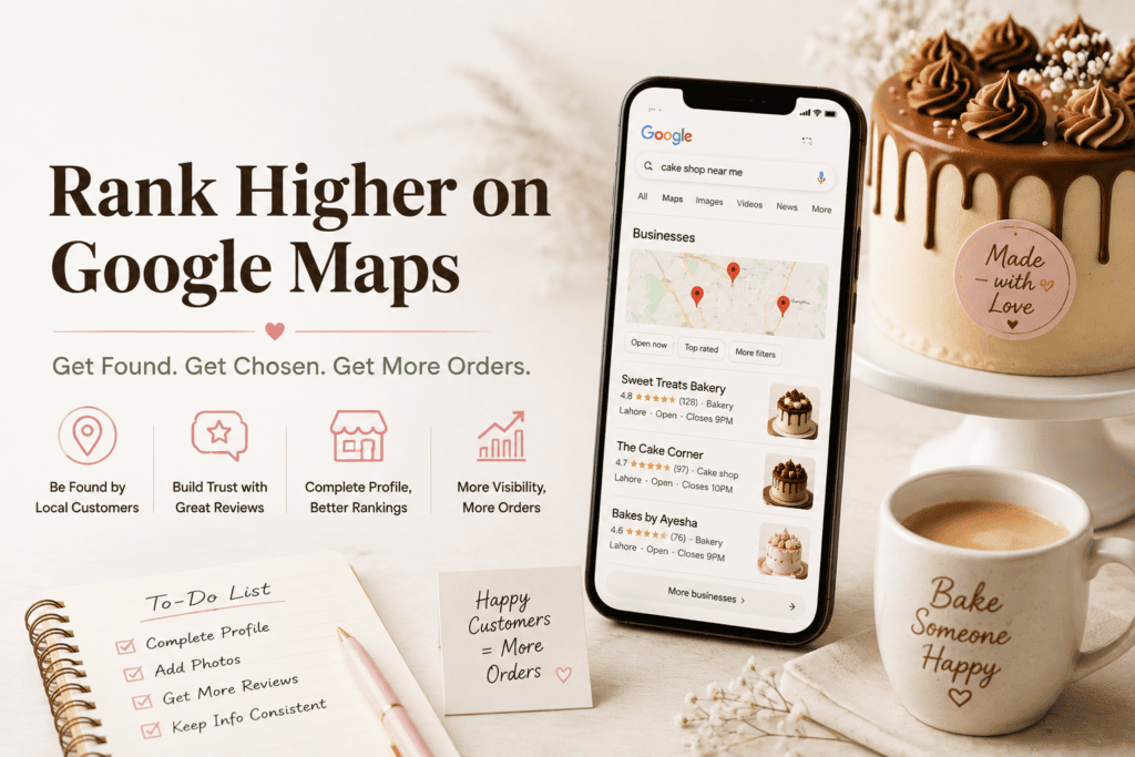 Rank Your Bakery on Google Maps