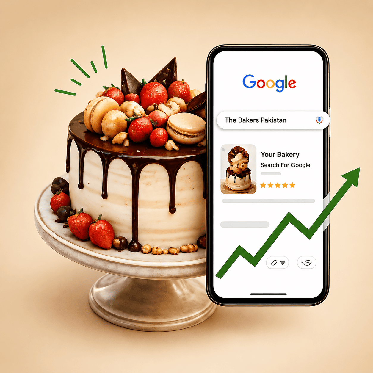 The Bakers Pakistan - rank your bakery on Google