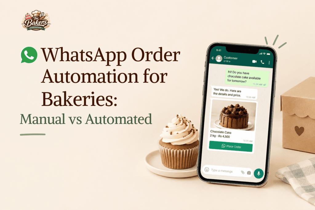 WhatsApp order automation bakery