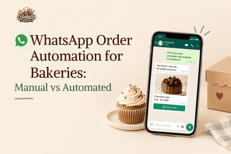 WhatsApp order automation bakery